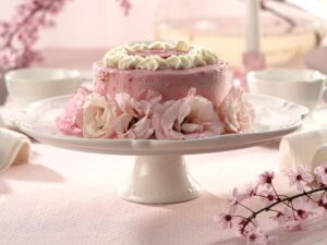 patera na tort porcelanowa